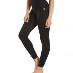 Free People Good Karma Yoga Leggings Solid Black CLOTHING