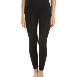 Free People Good Karma Yoga Leggings Solid Black CLOTHING