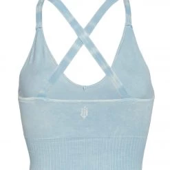 NEW ARRIVALS Free People Movement Good Karma Crop Yoga Top Clear Breeze