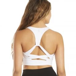 CLOTHING Free People Light Synergy Yoga Crop Top White