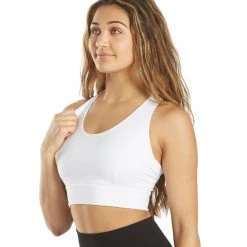 CLOTHING Free People Light Synergy Yoga Crop Top White
