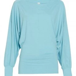 CLOTHING Free People Sky High Long Sleeve Top Ice Bath