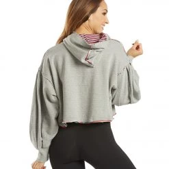Free People Wandering Soul Reversible Hoodie Heather Gray 11 Free People Wandering Soul Reversible Hoodie Heather Gray