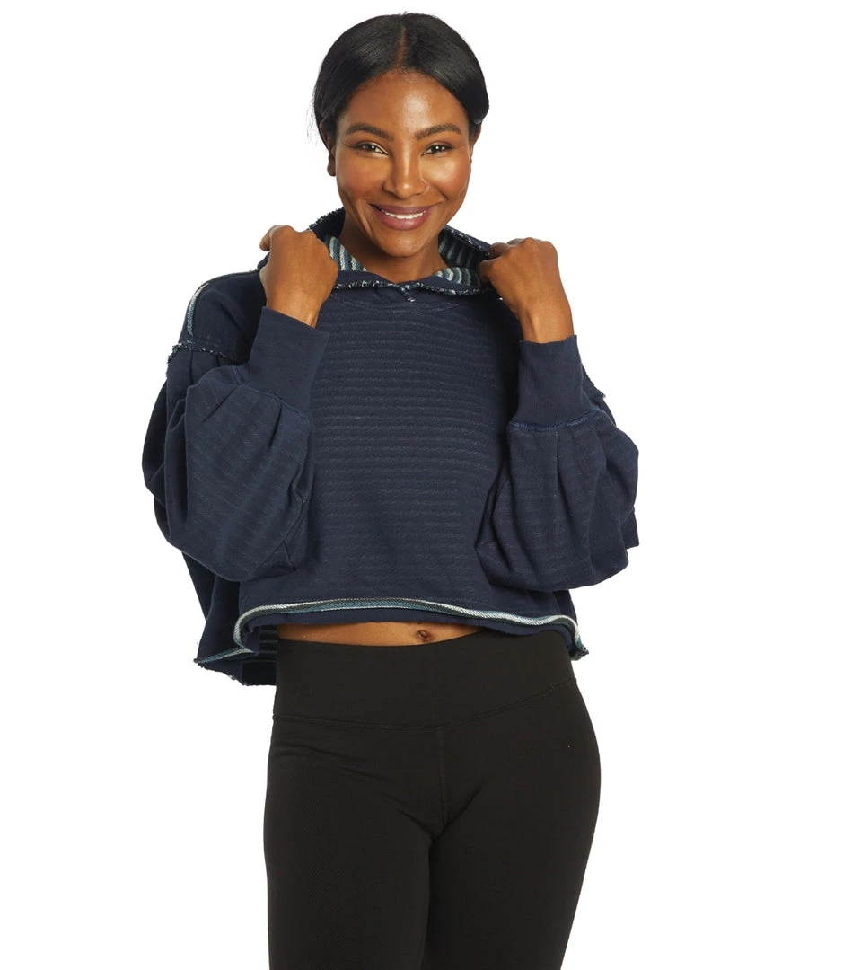 Free People Wandering Soul Reversible Hoodie Navy CLOTHING 3 Free People Wandering Soul Reversible Hoodie Navy CLOTHING