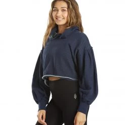 Free People Wandering Soul Reversible Hoodie Navy CLOTHING 15 Free People Wandering Soul Reversible Hoodie Navy CLOTHING