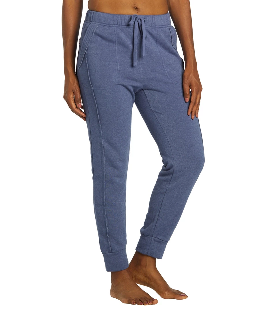 CLOTHING Free People Work It Out Joggers Indigo 4 CLOTHING Free People Work It Out Joggers Indigo