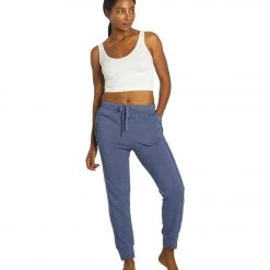 CLOTHING Free People Work It Out Joggers Indigo 12 CLOTHING Free People Work It Out Joggers Indigo
