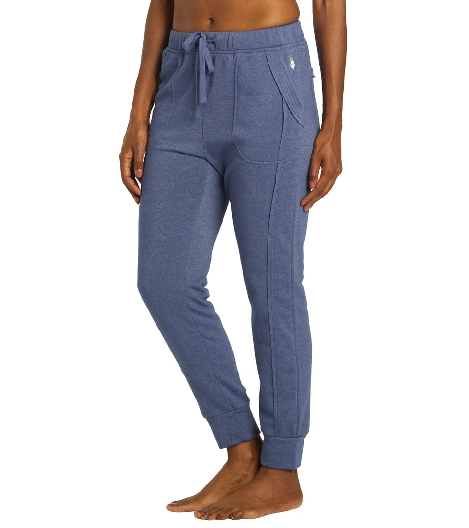 CLOTHING Free People Work It Out Joggers Indigo 7 CLOTHING Free People Work It Out Joggers Indigo