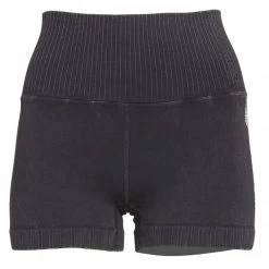CLOTHING Free People Good Karma Running Shorts Washed Black