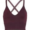 Free People Movement Good Karma Crop Yoga Top Power Plum NEW ARRIVALS