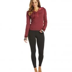 Free People Hit The Trail Layer Hoodie Mulberry