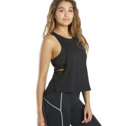Free People Rise To Run Cami Black CLOTHING 10 Free People Rise To Run Cami Black CLOTHING