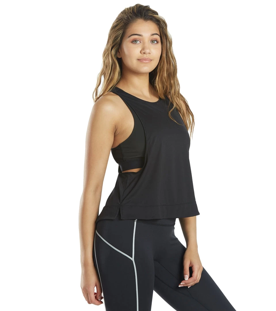 Free People Rise To Run Cami Black CLOTHING 4 Free People Rise To Run Cami Black CLOTHING