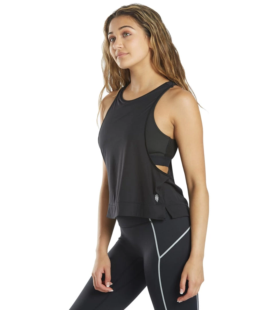Free People Rise To Run Cami Black CLOTHING 7 Free People Rise To Run Cami Black CLOTHING