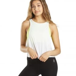 Free People Rise To Run Cami White CLOTHING