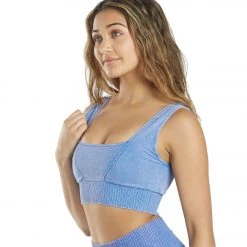 Free People Good Karma Square Neck Sports Bra Vintage Blue NEW ARRIVALS 15 Free People Good Karma Square Neck Sports Bra Vintage Blue NEW ARRIVALS