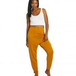 Free People In My Element Harem Pants Golden Ochre