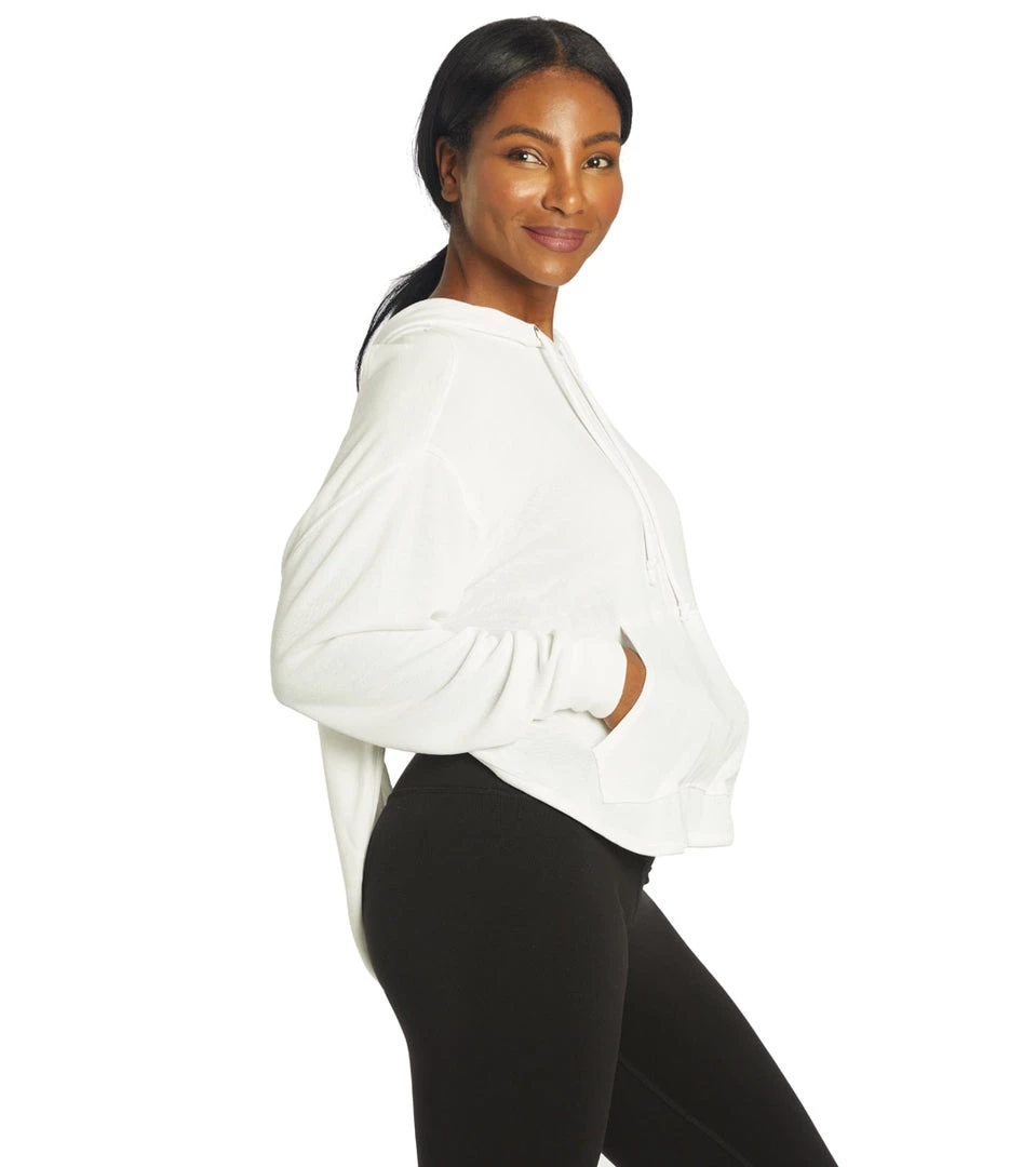 Free People Movement Back Into It Hoodie White CLOTHING 4 Free People Movement Back Into It Hoodie White CLOTHING