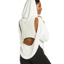 Free People Movement Back Into It Hoodie White CLOTHING 11 Free People Movement Back Into It Hoodie White CLOTHING