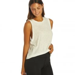 NEW ARRIVALS Free People Love Yoga Tank White