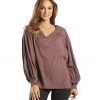 Free People She's Everything Long Sleeve Top Violet Umber