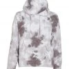 CLOTHING Free People Work It Out Tie Dye Hoodie Black Combo