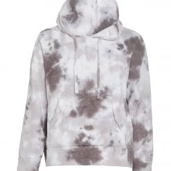 CLOTHING Free People Work It Out Tie Dye Hoodie Black Combo