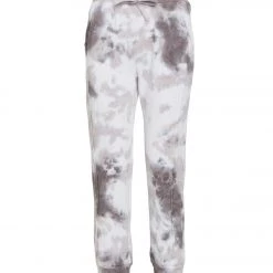 Free People Work It Out Tie Dye Joggers Black Combo CLOTHING