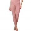 CLOTHING Onzie Ribbed Sweetheart 7/8 Yoga Leggings Fawn Rib