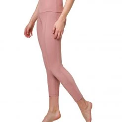 CLOTHING Onzie Ribbed Sweetheart 7/8 Yoga Leggings Fawn Rib