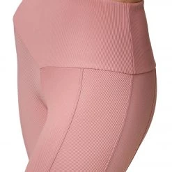 CLOTHING Onzie Ribbed Sweetheart 7/8 Yoga Leggings Fawn Rib