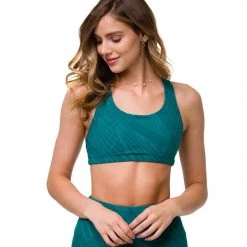 Yoga Sports Bras Onzie Mudra Yoga Sports Bra Teal Selenite