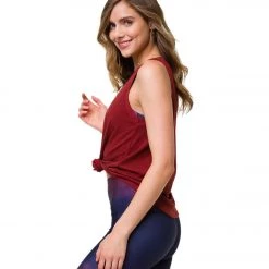 Onzie Knot Yoga Tee Terracotta