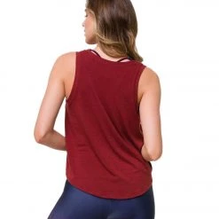 Onzie Knot Yoga Tee Terracotta