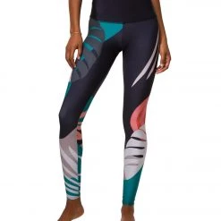 CLOTHING Onzie High Waisted Graphic Yoga Leggings Midnight Palm