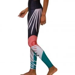 CLOTHING Onzie High Waisted Graphic Yoga Leggings Midnight Palm