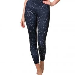 Onzie High Waisted Basic 7/8 Yoga Leggings Starry Night