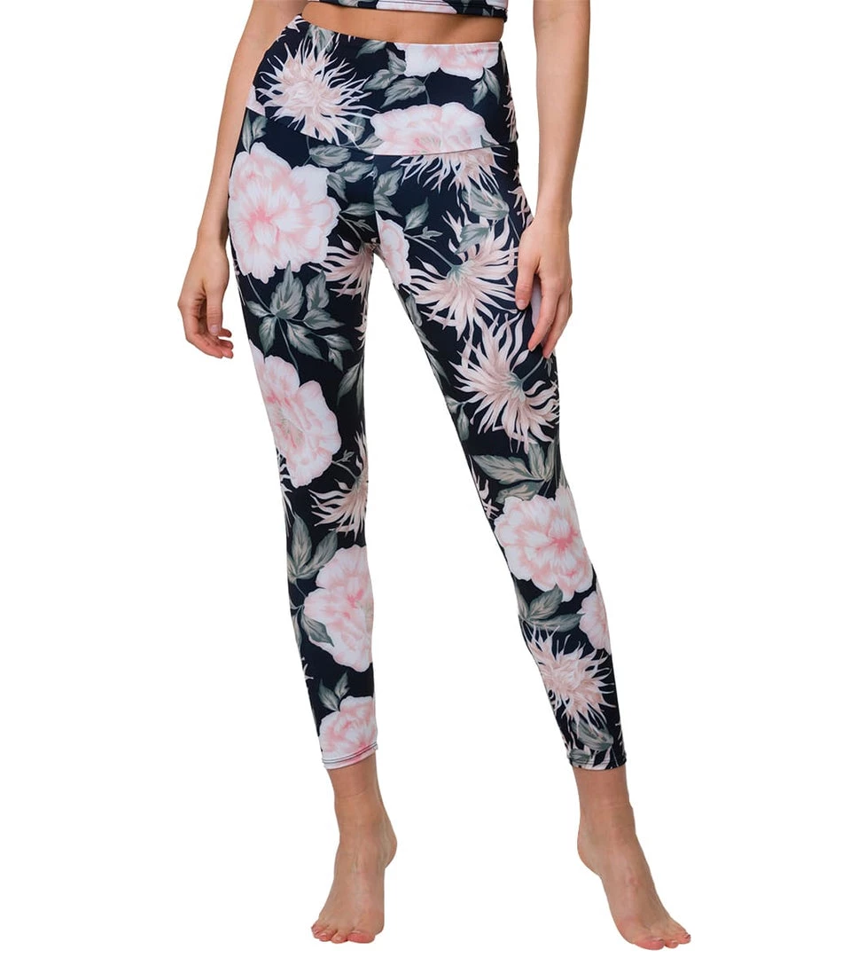 Onzie High Waisted Basic 7/8 Yoga Leggings First Bloom NEW ARRIVALS 3 Onzie High Waisted Basic 7/8 Yoga Leggings First Bloom NEW ARRIVALS