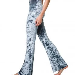 Onzie Bell Flare Yoga Pants Steel Velvet