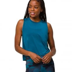 CLOTHING Onzie Tempo Yoga Tank Teal