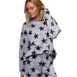 Onzie Boyfriend Sweatshirt Black Star CLOTHING
