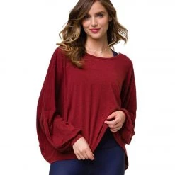 NEW ARRIVALS Onzie OM Long Sleeve Yoga Top Terracotta