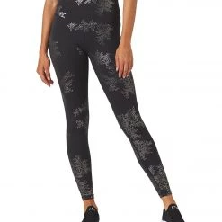 CLOTHING Glyder Sultry Yoga Leggings Black/Silver Lace Gloss