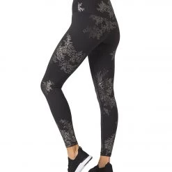CLOTHING Glyder Sultry Yoga Leggings Black/Silver Lace Gloss