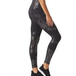 CLOTHING Glyder Sultry Yoga Leggings Black/Silver Lace Gloss
