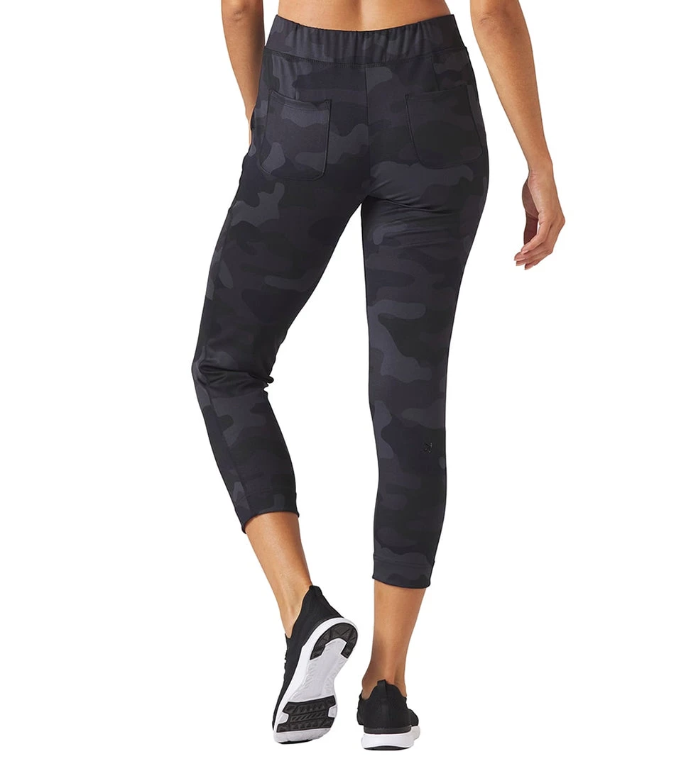 Glyder Jet Set Crop Joggers Black Camo Print CLOTHING 5 Glyder Jet Set Crop Joggers Black Camo Print CLOTHING