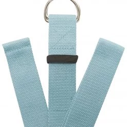 Everyday Yoga 8 Foot Yoga Strap D-Ring Slate Blue