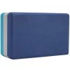 Everyday Yoga 4 Inch Tri Color Foam Yoga Block Navy/Slate/Peacock 1 Everyday Yoga 4 Inch Tri Color Foam Yoga Block Navy/Slate/Peacock
