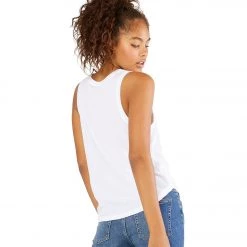 CLOTHING Beyond Yoga On The Down Low Muscle Tank White