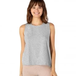 Beyond Yoga Featherweight Spacedye Balanced Muscle Yoga Tank Silver Mist NEW ARRIVALS